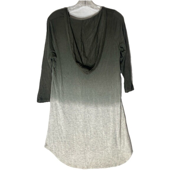 Blue Curl Beachwear Womens Hooded Cover-Up Size Small Green And White - Picture 2 of 8